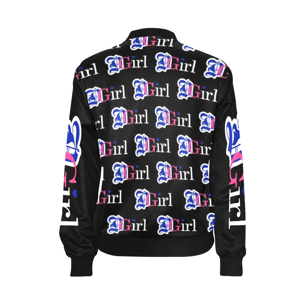 Women's All Over Print Bomber Jacket