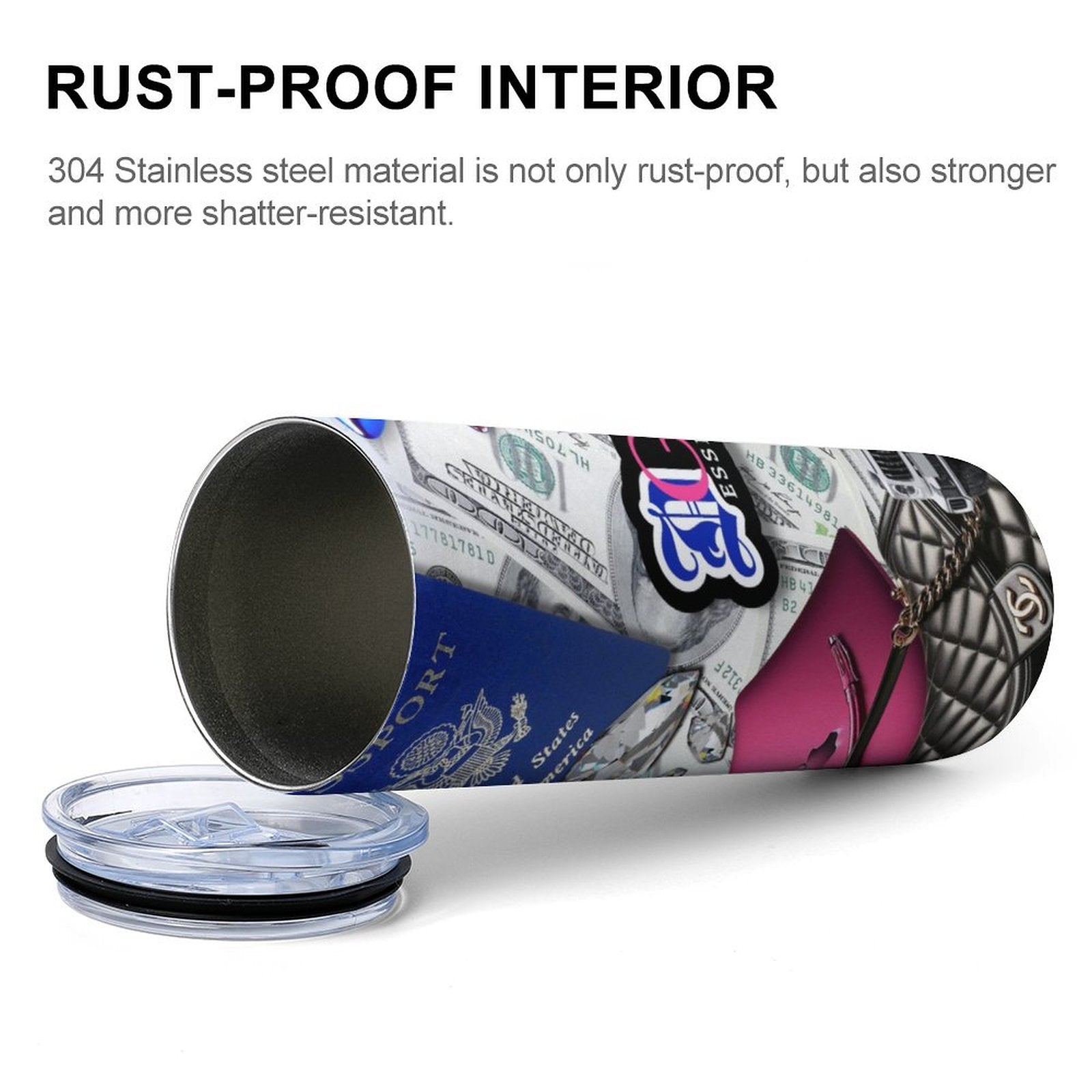 Design Stainless Steel Tumbler 20 oz