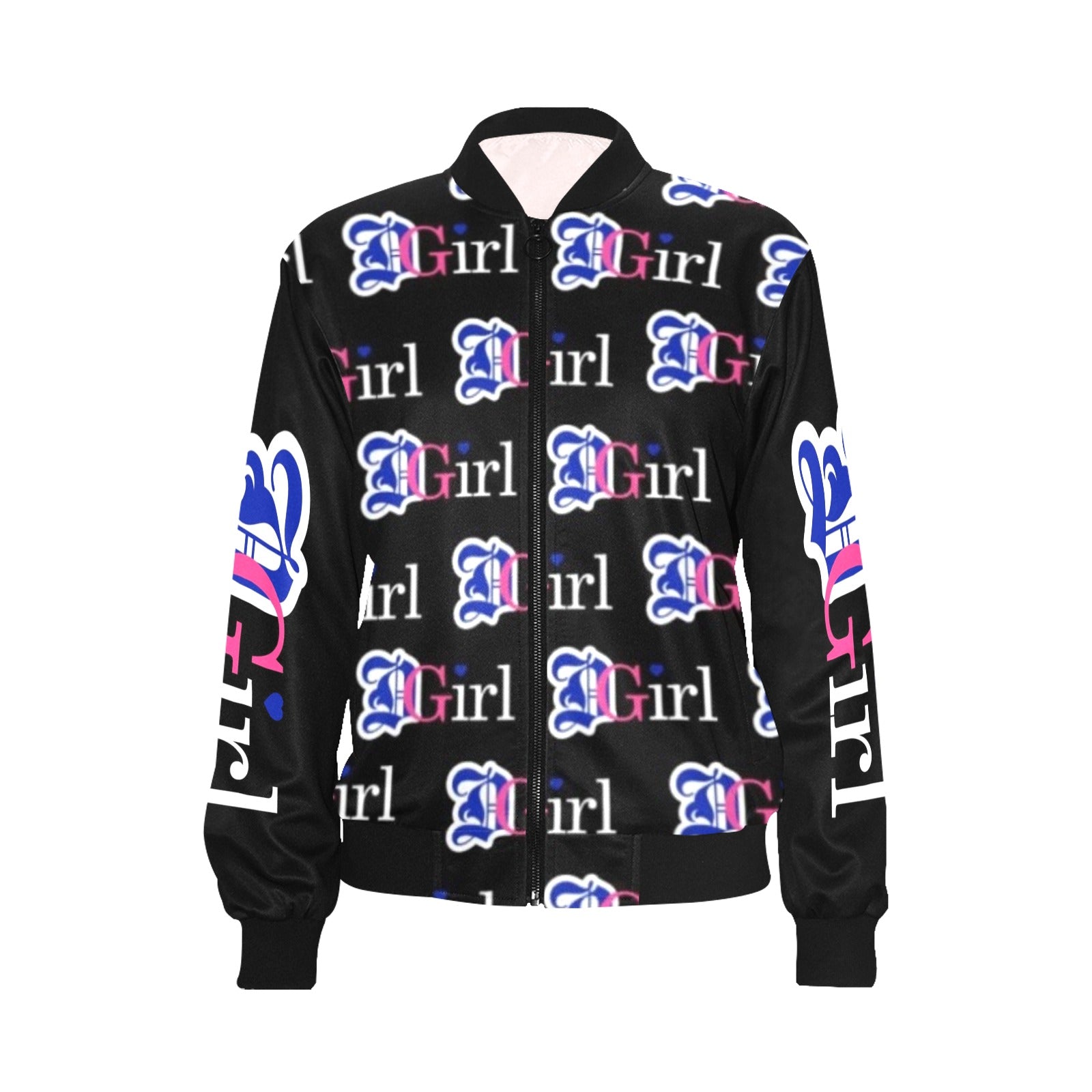Women's All Over Print Bomber Jacket