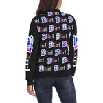 Women's All Over Print Bomber Jacket